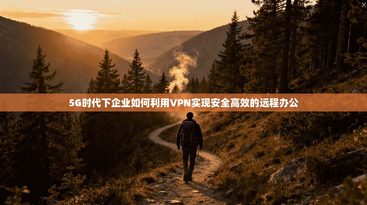 5G时代下企业如何利用VPN实现安全高效的远程办公