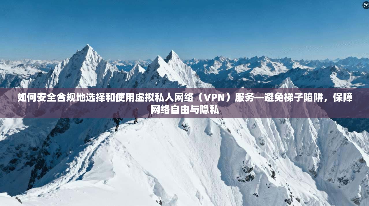 如何安全合规地选择和使用虚拟私人网络（VPN）服务—避免梯子陷阱，保障网络自由与隐私