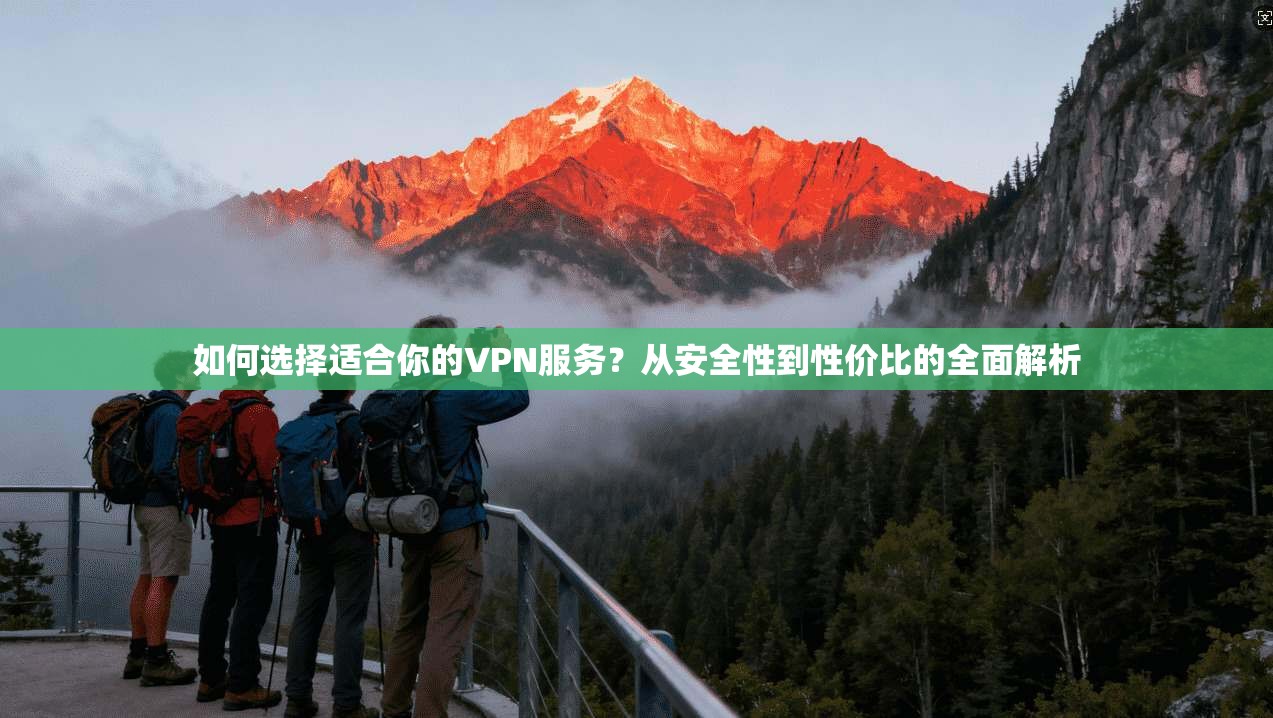 如何选择适合你的VPN服务？从安全性到性价比的全面解析