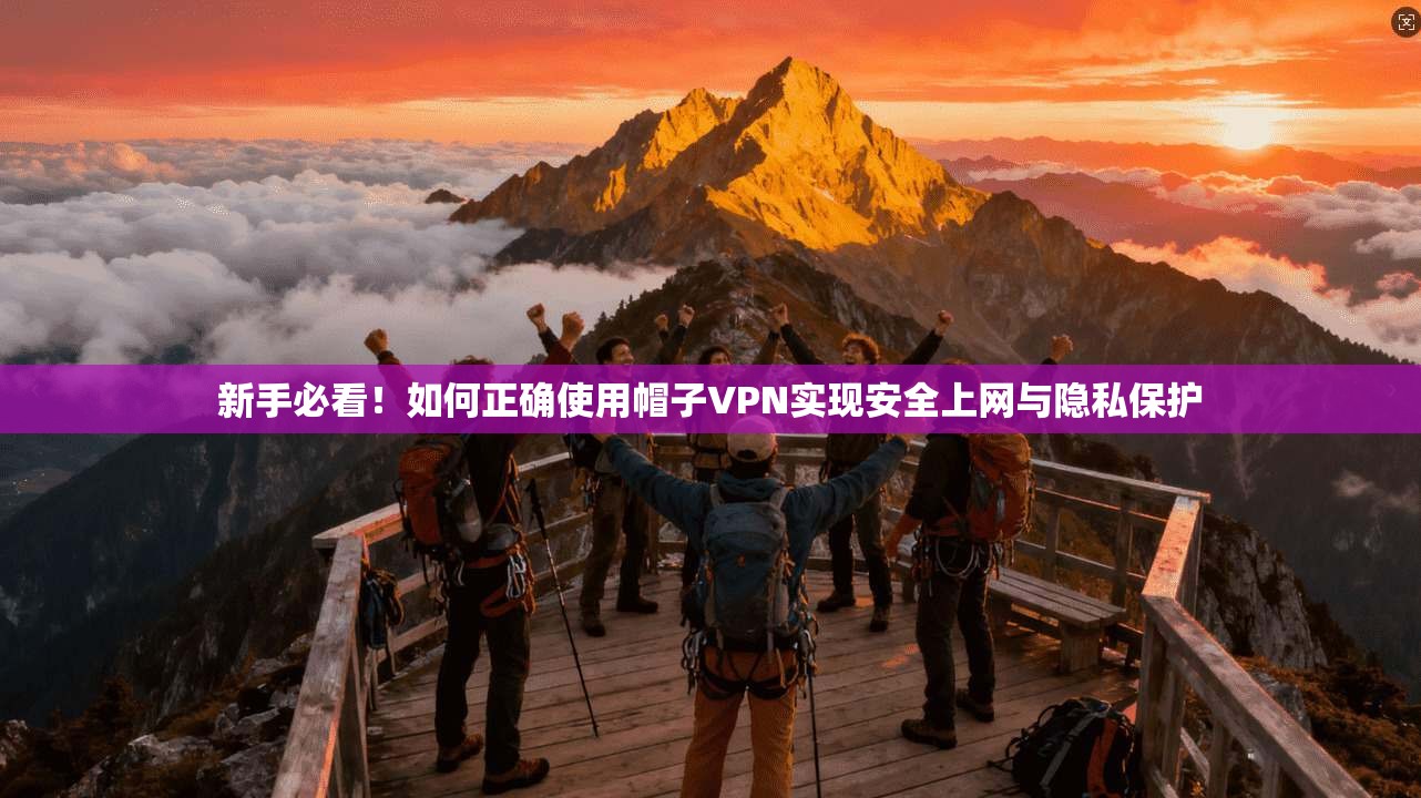 新手必看！如何正确使用帽子VPN实现安全上网与隐私保护
