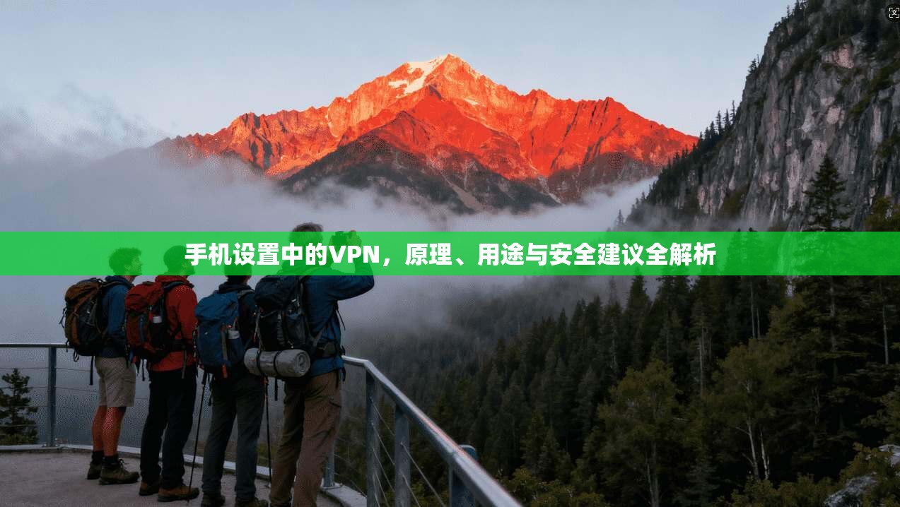 手机设置中的VPN，原理、用途与安全建议全解析