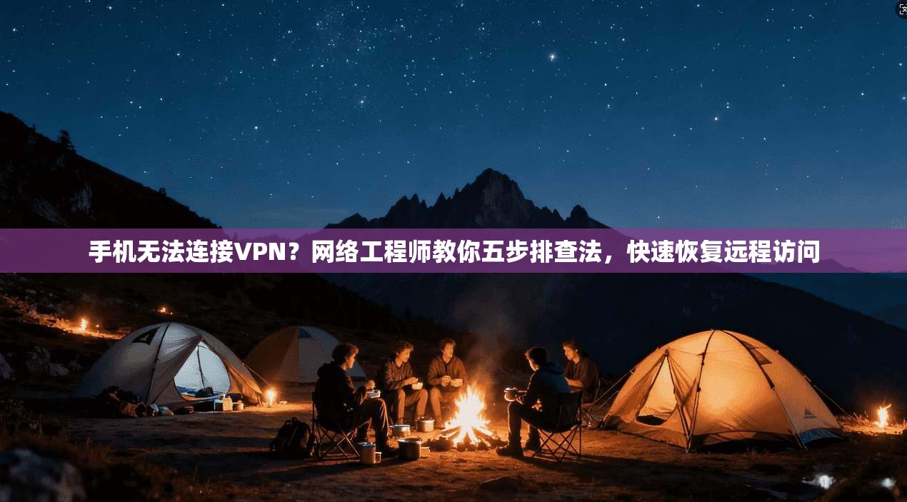 手机无法连接VPN？网络工程师教你五步排查法，快速恢复远程访问
