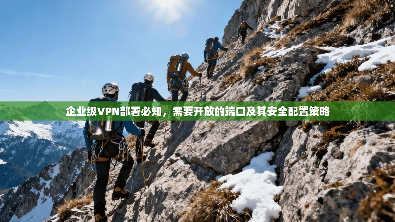 企业级VPN部署必知，需要开放的端口及其安全配置策略