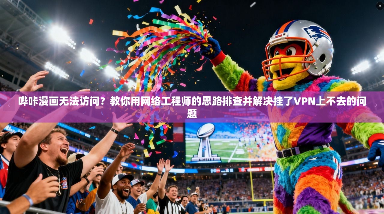 哔咔漫画无法访问？教你用网络工程师的思路排查并解决挂了VPN上不去的问题