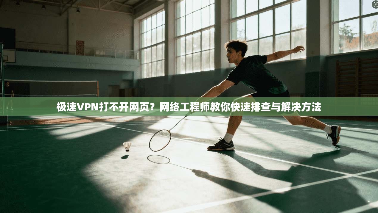 极速VPN打不开网页？网络工程师教你快速排查与解决方法