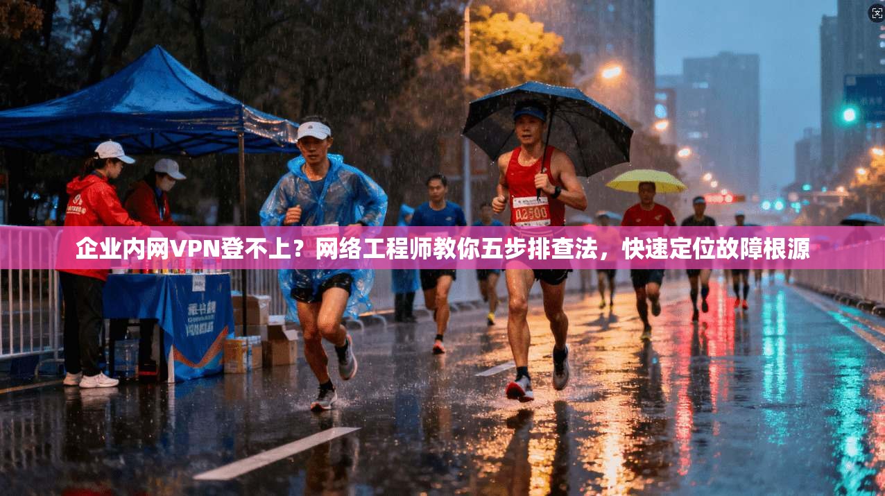 企业内网VPN登不上？网络工程师教你五步排查法，快速定位故障根源