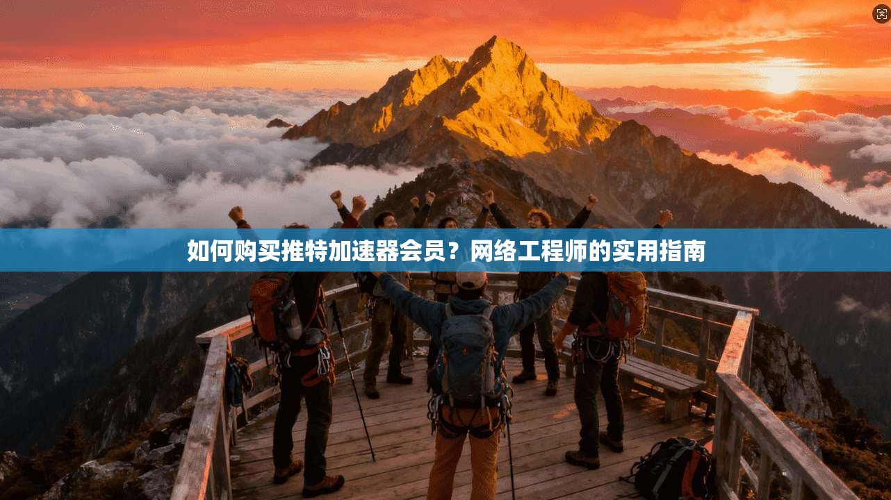 如何购买推特加速器会员？网络工程师的实用指南