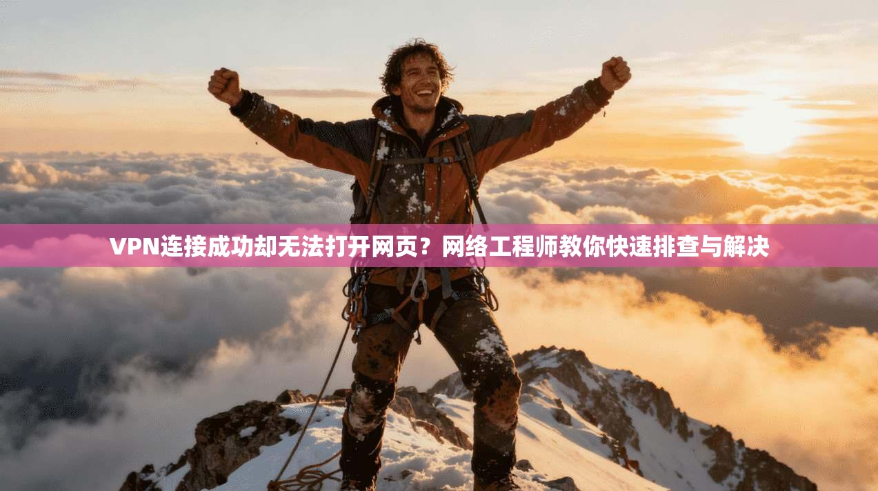 VPN连接成功却无法打开网页？网络工程师教你快速排查与解决